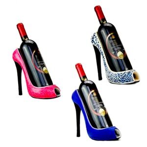 High heel wine bottle holder